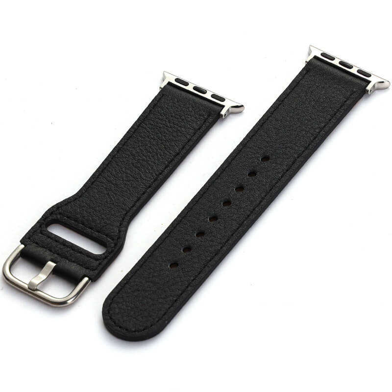 Elegant Real Leather Watch Bands fit for iWATCH 4/5/6/7/8/SE