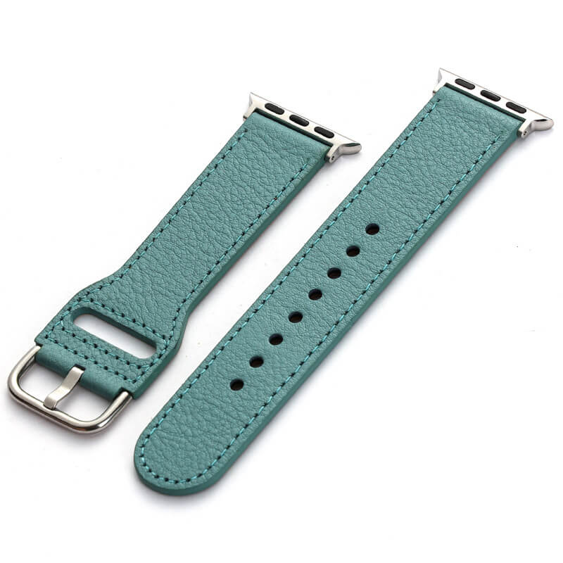 Elegant Real Leather Watch Bands fit for iWATCH 4/5/6/7/8/SE