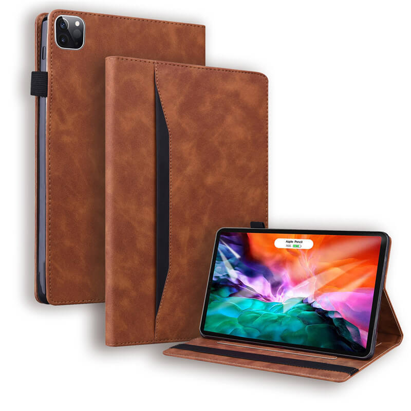 Folio Stand Protective Leather Case Cover for iPad