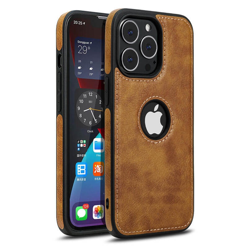 Luxury Leather Phone Case for iPhone 15 14