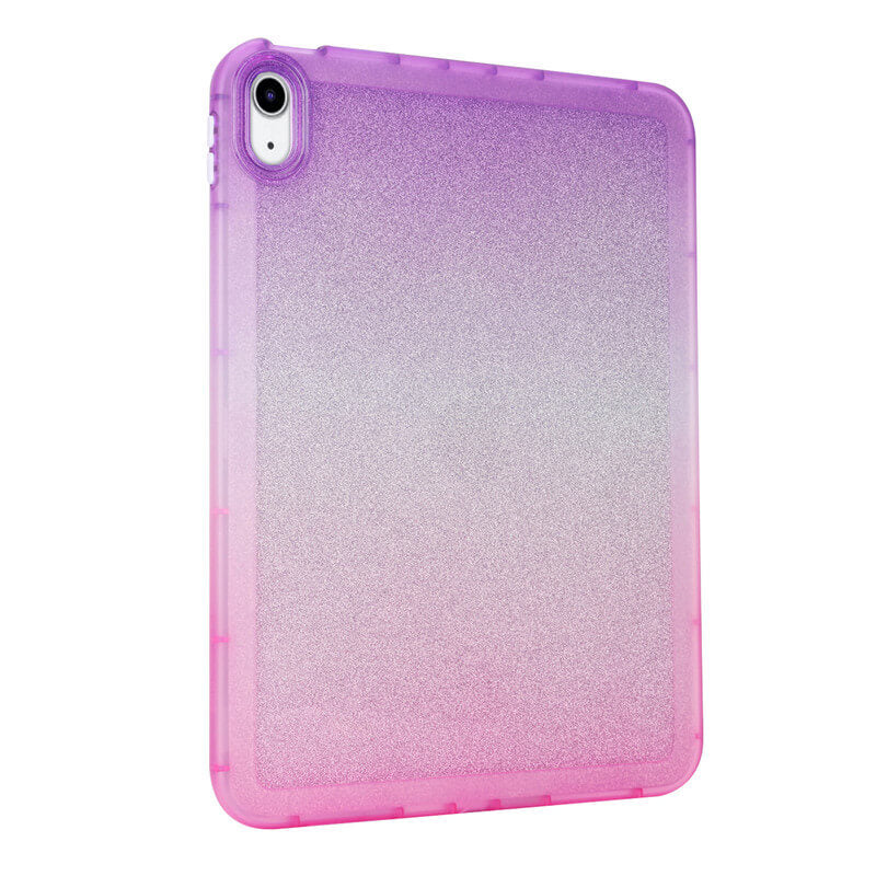 gradient color design glitter tablet case for iPad