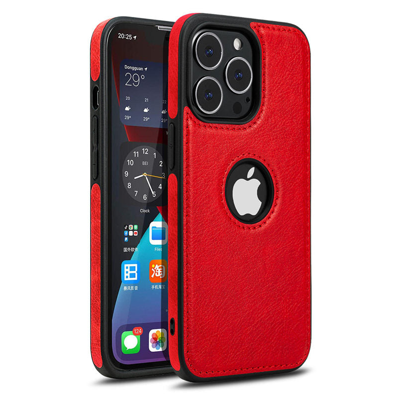 Luxury Leather Phone Case for iPhone 15 14